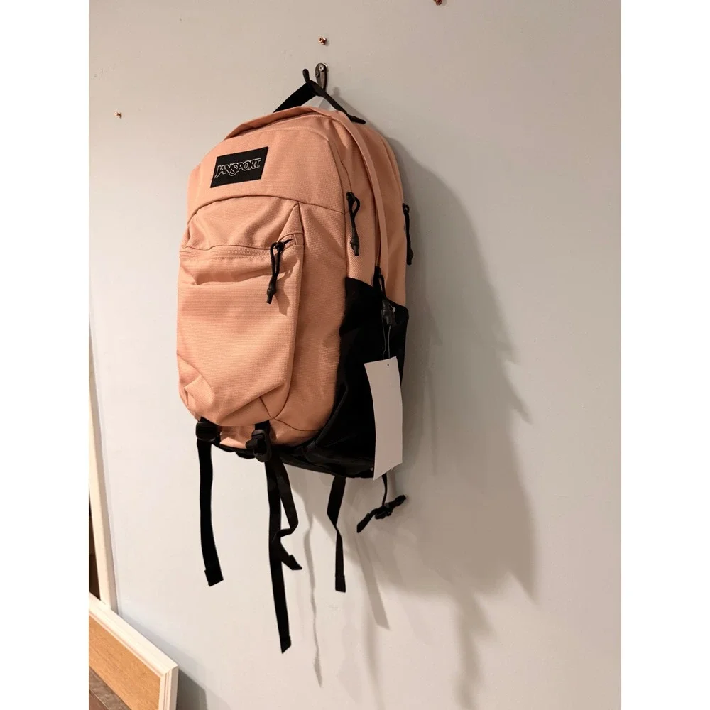 JanSport Journey Pack Misty Rose 28L Backpack JS0A7ZO17N8 Pink Black